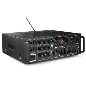 ИНТЕГРИРОВАННЫЙ УСИЛИТЕЛЬ 2000 Вт BLUETOOTH 5.0 HIFI СТЕРЕО FM-РАДИО