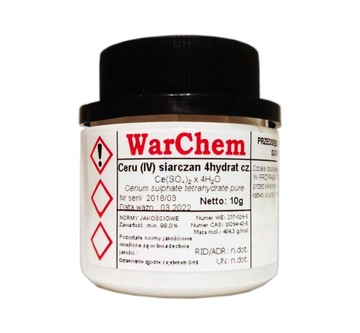 SIARCZAN CERU (IV) 4hydrat - czysty - 10g