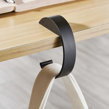 2 крючка для подвешивания сумок, алюминиевый боковой крючок для подвешивания на столе, 2 шт.