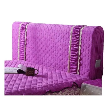 PIKOWANY POKROWIEC NA ZAGŁÓWEK ŁÓŻKA OCHRONNY POKROWIEC FLANELOWY 70x150CM