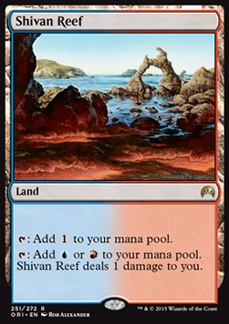 Karta Magic: The Gathering Shivan Reef WIZARDS OF THE COAST