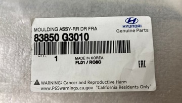 LIŠTA DVEŘE LEVÝ ZADNÍ HYUNDAI ELANTRA