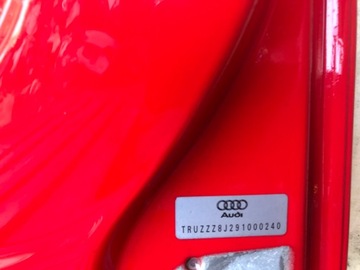 AUDI TT ROADSTER VÍKO KUFRU ZADNÍ KUFRU