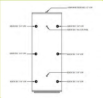 ДЖОУЛЬ БУФЕР DIRECE BUFFER C/W 200л 1490X530 ДЖОУЛЬ