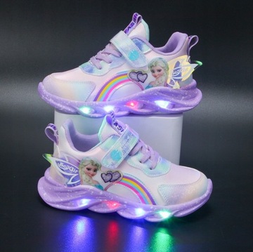 Детские кроссовки Elsa со светодиодной подсветкой S.22-37
