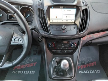 Ford Kuga II SUV Facelifting 1.5 TDCi 120KM 2017 Ford Kuga VIGNALE Full LED El.fotele Kamera Elektryka Tempomat Sensor Alu, zdjęcie 18