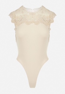 Born2Be Białe Body damskie M/L Dzianina