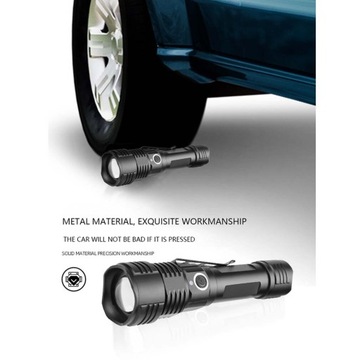 ТАКТИЧЕСКИЙ СВЕТОДИОДНЫЙ ФОНАРЬ С БАТАРЕЕЙ И ЗУМом SOS