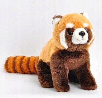PANDA czerwona RUDA pluszak MASKOTKA PLUSZOWA 50cm