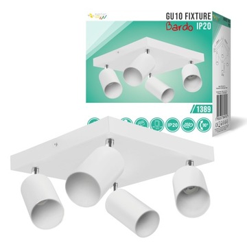 OPRAWA HALOGENOWA GU10 LED SUFITOWA SPOT LAMPA KINKIET
