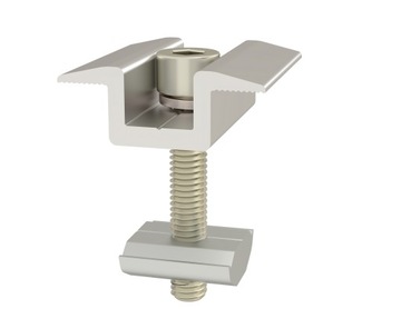 Комплект для крепления на две нити для 7 фотоэлектрических панелей длиной 7,7 м.