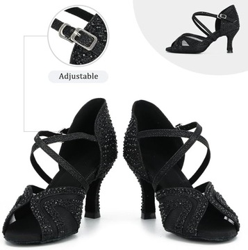 Buty do tańca Syrads damskie obcas 7 cm 39 r