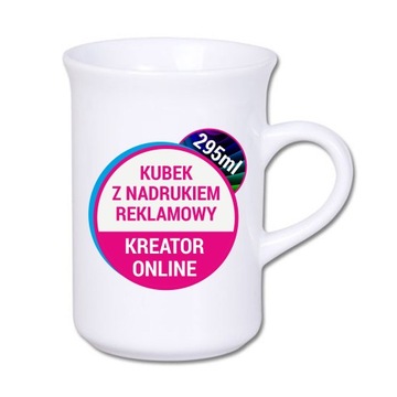 KUBEK ATENA KUBKI Z NADRUKIEM Z LOGO ZMYWARKA! HIT