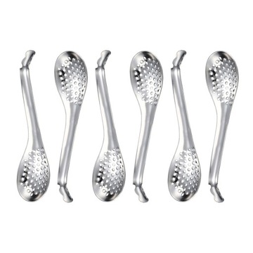 Kawior Durszlak Demitasse Łyżki Koktajlowe 6 Szt
