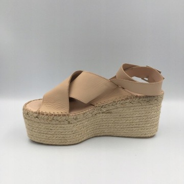 Buty damskie sandały zamsz espadryle Zign r40