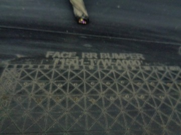 HONDA HR-V HRV 13- NÁRAZNÍK ZADNÍ KOMPLETNÍ 4X PDC