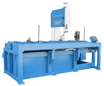 MOCNA PIŁA TAŚMOWA PRZECINARKA PRZEMYSŁOWA DO METALU PIONOWA V50/70/300 4kW