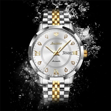 JSDUN 8948 Mechaniczny Męski Moda Zegarki prezent