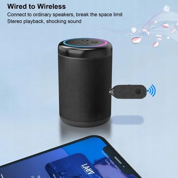 Adapter Bluetooth 3,5 mm 2 w 1 Obsługa połączeń w