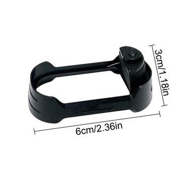 Anodowany aluminiowy lejek magazynka do pistoletu Glock 43X/48 - czarny