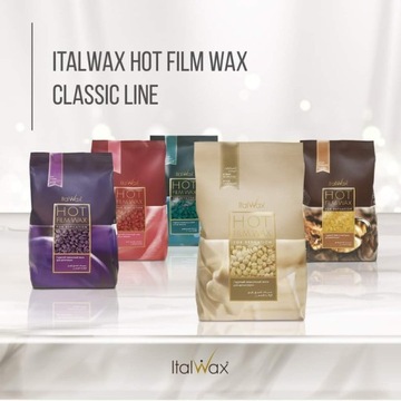 ItalWax Твердый воск для депиляции Plum Plum 1кг 1000г