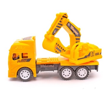 Большой набор из 6 строительных машин.