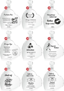 KARAFKA Podziękowania dla Rodziców z grawerem ETUI