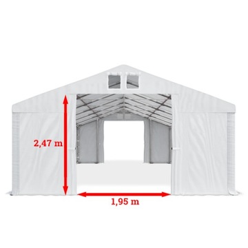 4х6м 2-3,15м Круглогодичная коммерческая садовая палатка