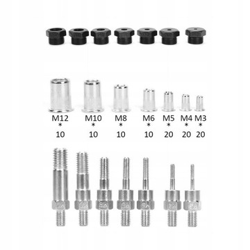 РУЧНОЙ заклепочник для заклепок-гаек М3-М12 SET 330