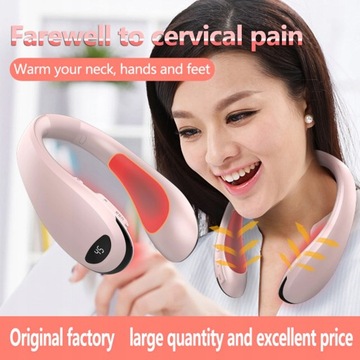 Розовая электрическая грелка для ног