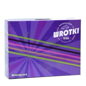 Wrotki retro rekreacyjne SMJ Damskie fioletowe 37