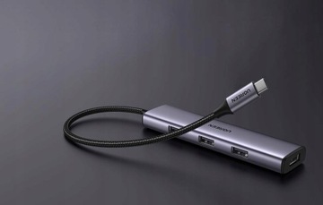 Adapter 4w1 UGREEN CM473 Hub USB-C do 4x USB 3.0