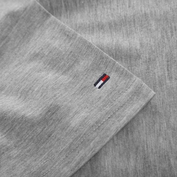 T-shirt koszulka męska Tommy Hilfiger okrągły dekolt szara r. XXL