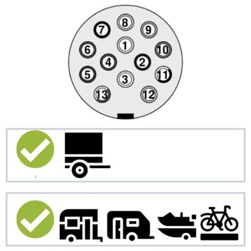 ZAŘÍZENÍ(HÁK) TÁŽNÝ 13 PIN OPEL CORSA F OD 2019