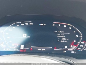 BMW Seria 3 G20-G21 2022 BMW M3 2022 BMW M3 COMPETITION, silnik 3.0, od ubezpieczyciela 3.0 Benzyna, zdjęcie 9