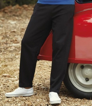 FRUIT OF THE LOOOM SPODNIE DRESOWE LEKKIE Black L