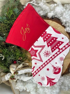 SKARPETA NA PREZENTY ŚWIĄTECZNE ŚW MIKOŁAJA ŚWIĘTA