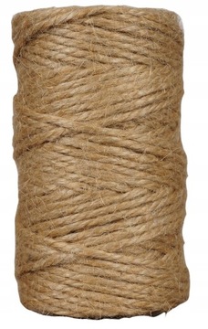 Sznurek jutowy pakowy naturalny 2mm 100g