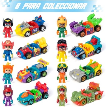 T-RACERS COLOR RUSH SERIES 5 АВТОМОБИЛЬ С ФИГУРКОЙ
