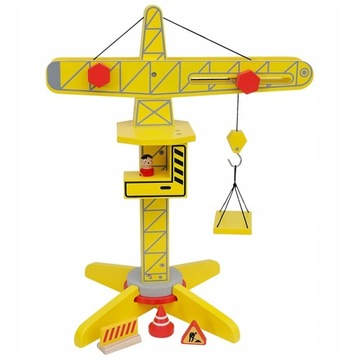 097654 MATTEL DREWNIANY DŹWIG ŻURAW