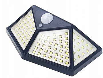 Солнечная лампа НАСТЕННЫЙ СВЕТИЛЬНИК с датчиком движения 100LED E080