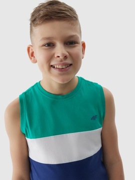 ФУТБОЛКА БЕЗ РУКАВОВ 4F 4FJWSS24TSLEM038-41S-140