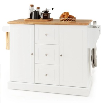 Szafka kuchenna Wózek kuchenny 2w1 127 x 46 x 91