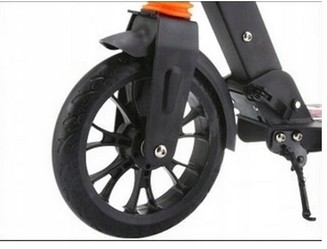 СКУТЕР XXL, АМОРТИЗАТОРЫ, 100 кг, СКЛАДНОЙ, ТОРМОЗ