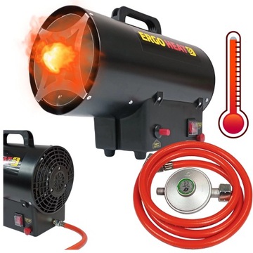 Nagrzewnica Gazowa Dmuchawa 15 kW Ergo Heat wąż