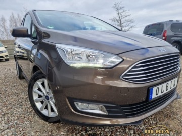 Ford C-MAX II Grand C-MAX Facelifting 1.0 EcoBoost 125KM 2018 Ford C-MAX Led Titanium Zadbany Benzyna 125KM, zdjęcie 1