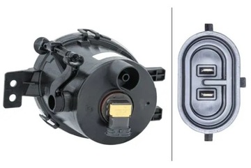 2X SVĚTLA MLHOVKOVÉ HALOGEN HELLA L+P DO BMW 1 E82 E88