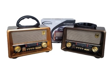 ВИНТАЖНЫЙ РАДИО В СТИЛЕ РЕТРО с Bluetooth И СОЛНЕЧНОЙ ПАНЕЛЬЮ