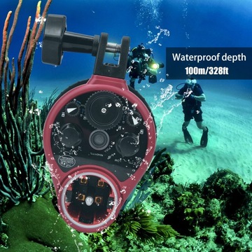 Seafrogs ST-100 Pro Водонепроницаемый фонарик для подводного плавания Q2