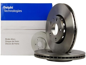 ПЕРЕДНИЕ ТОРМОЗНЫЕ ДИСКИ DELPHI BG2745